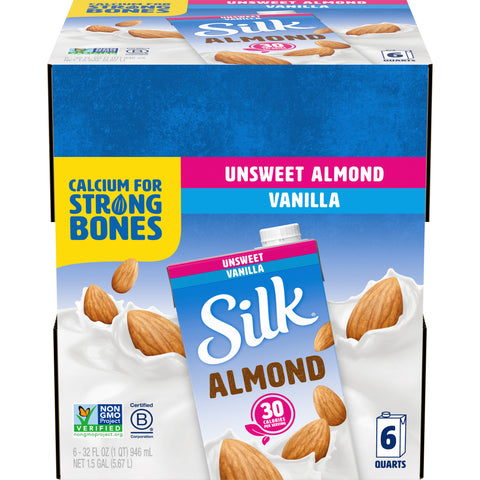 Milk Almond Vanilla Unsweetened Aseptic
