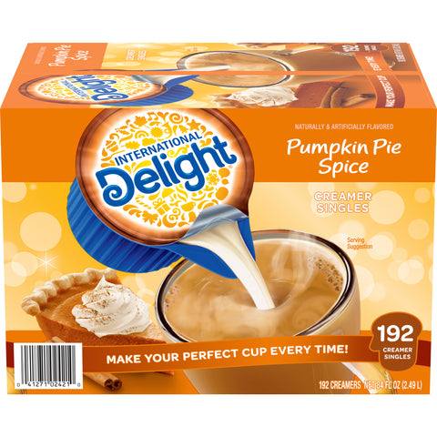 Creamer Liquid Pumpkin Pie Spice Seasonal Non-dairy Single Serve Cup