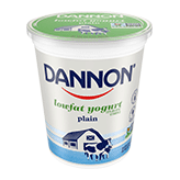Dannon All Natural Quart Plain Lowfat Yogurt, 32 Ounce -- 6 per case.