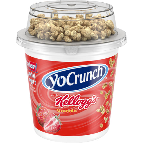 Yocrunch Strawberry Yogurt with Granola, 6 Ounce -- 12 per case.