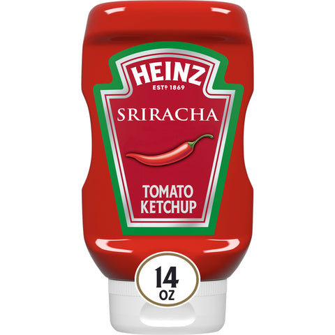 Ketchup Spicy Sriracha Upside Down Plastic Bottle 538090/76004288