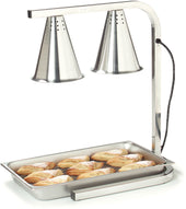 Carlisle HEAT LAMP ALUMINUM TWO BULB FREE STANDING ADJUSTABLE