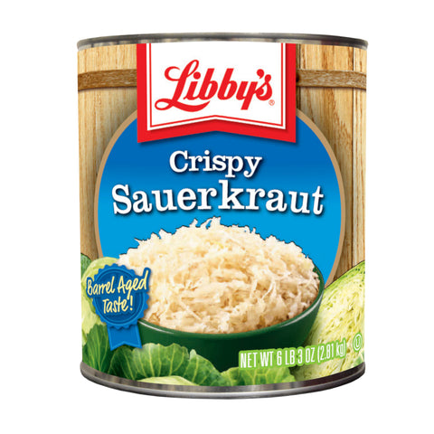 Libbys Fancy Sauerkraut - no. 10 can, 6 cans per case