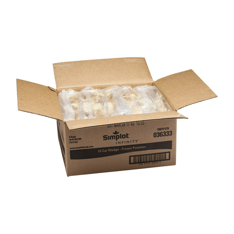 Infinity 10 Cut Wedge Fries, 5 Pound -- 6 per case.