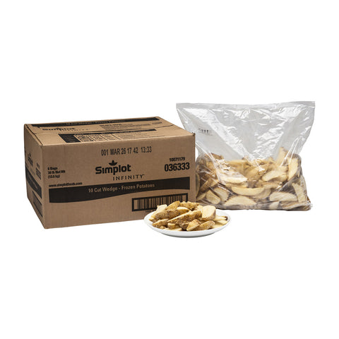 Infinity 10 Cut Wedge Fries, 5 Pound -- 6 per case.