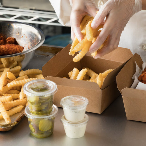 Conquest Delivery Plus Clear Coated Crinkle Cut Fries, 5 Pound -- 6 per case
