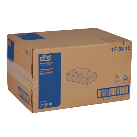 Tissue Facial Flat Box White 2-ply 8.2x7.9