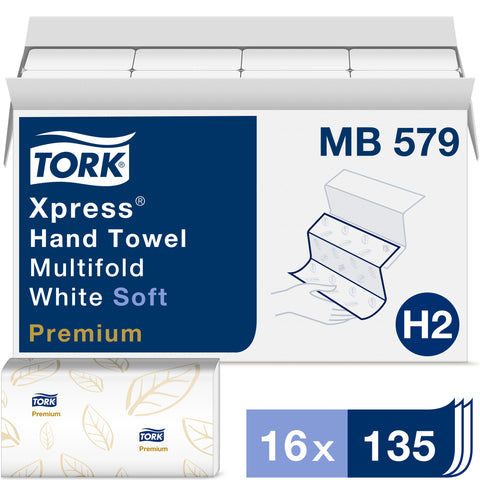 Towel Hand Soft Multifold White 2-ply 9.13x9.225