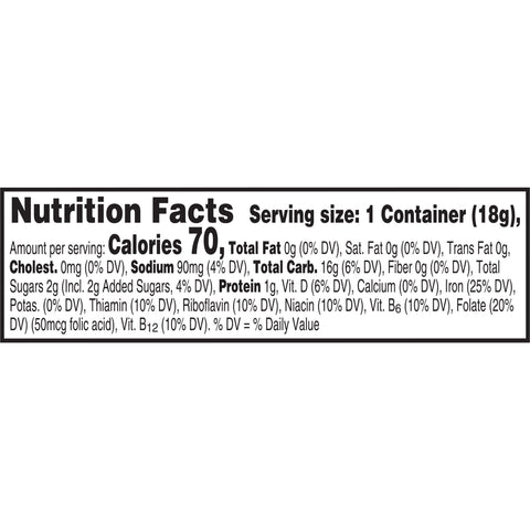Cereal Rice Krispie Simple Serve 96 Case 0.625 Ounce