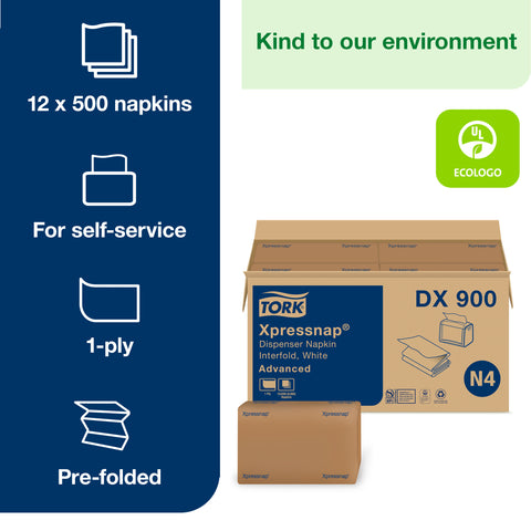 Tork Xpressnap® NAPKIN 1/4 FOLD