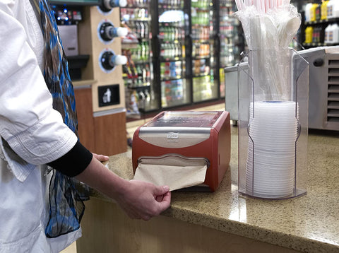 Napkin Dispenser Interfold Natural 1-ply 13x8.5
