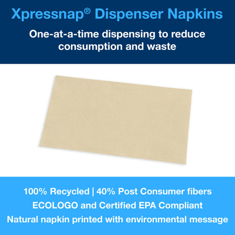 Napkin Dispenser Interfold Natural 1-ply 13x8.5