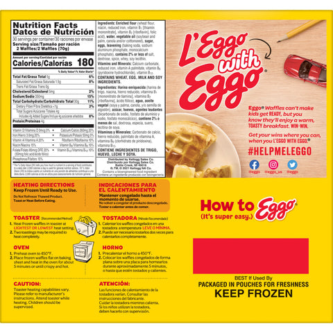 Eggo® WAFFLE HOMESYLE BAKED TFF FZ