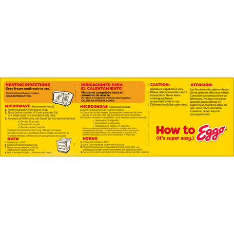 Eggo Blueberry Pancake, 1.23 Ounce -- 96 per case.