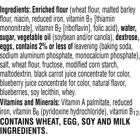 Eggo Blueberry Pancake, 1.23 Ounce -- 96 per case.