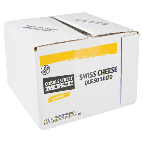 Cobblestreet Market™ CHEESE SWISS INTERLEAF SLICED .75 OZ