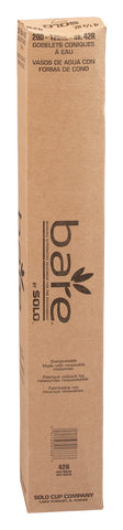 Solo® White CUP CONE WATER PAPER TREATED WHITE 4.5 OZ