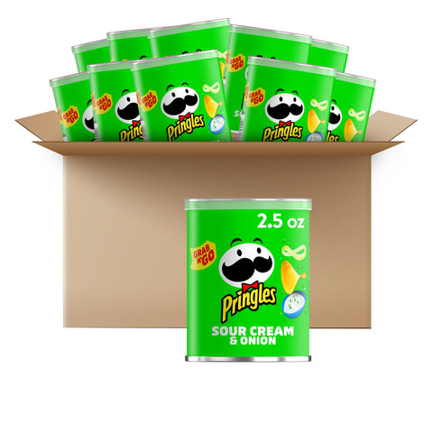 Pringles® CHIP POTATO SOUR CREAM & ONION GRAB & GO