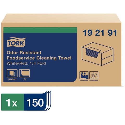 Tork White Foodservice Cloth, 13 x 24 inch -- 150 per case