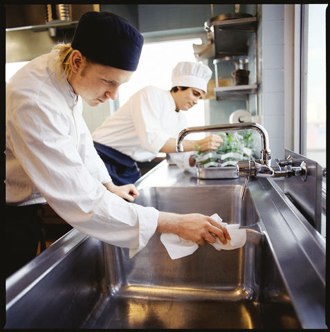 Wiper Towel Microban Foodservice White 13x24