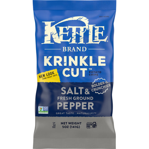 Kettle Foods KETTLE CHIPS KRINKLE SALT/PEPPER