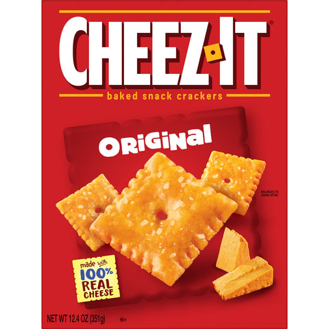 Sunshine Cheez It Grooves Original Crackers, 3.25 Ounce -- 12 per case.