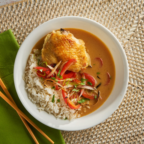 Custom Culinary® Thai Style Vegetable Broth - Portion Control 24 x 10 oz.