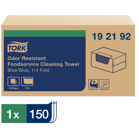 Tork Blue Foodservice Cloth, 13 x 24 inch -- 150 per case