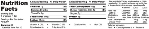 Carrs Table Water Crackers with Cracked Pepper - 4.25 oz. box, 12 per case