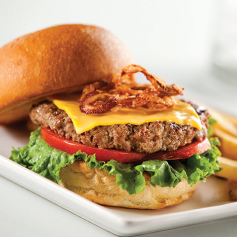 The Pub® BEEF STEAK CHOPPED PATTIE FLAME GRILLED FC CN 2.4 OZ 10000016037