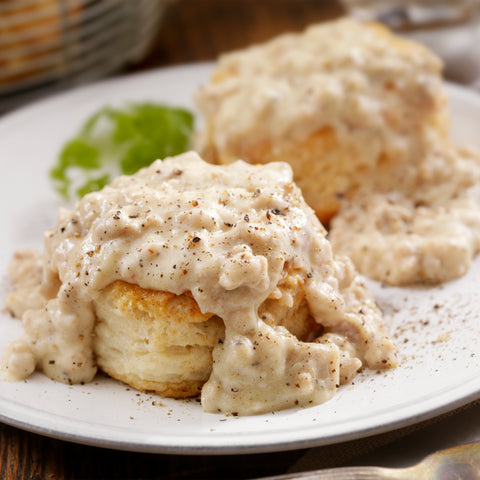 Custom Culinary PanRoast Old Fashioned Biscuit Gravy Mix, 20 Ounce -- 6 per case.
