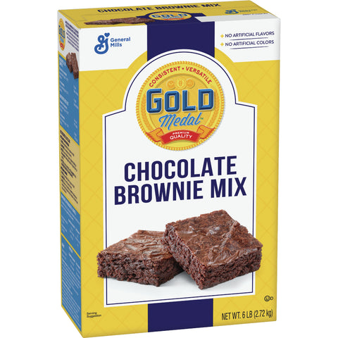 Gold Medal Chocolate Brownie Mix 6 Case 6 Pound