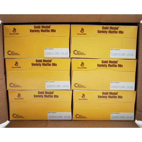 Gold Medal Variety Muffin Mix 6 Case 5 Pound