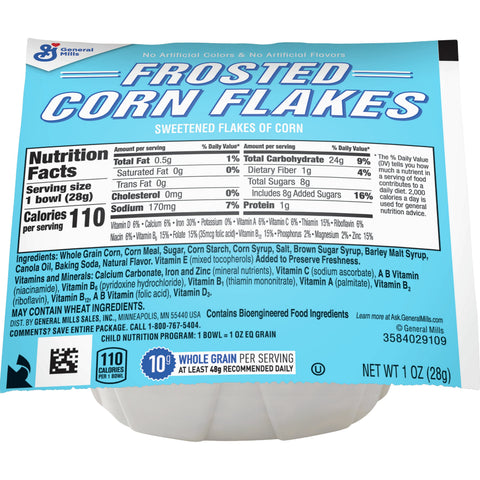 General Mills CEREAL FROSTED CORN FLAKES® BOWLPAK