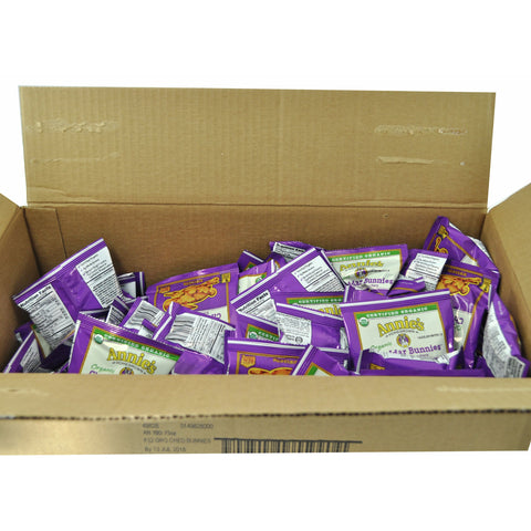Annies Organic Cheddar Bunnies Cracker, 0.75 Ounce -- 100 per case.