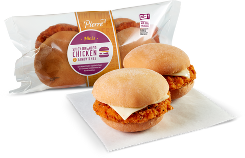 Pierre® 5.50 OZ MINI TWIN SPICY BREADED CHICKEN SANDWICH 10000000423