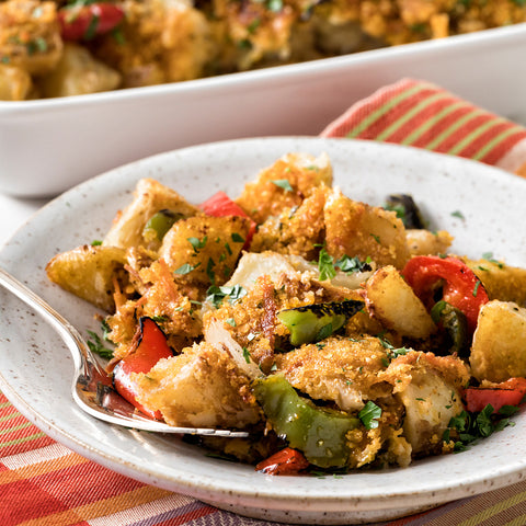 Simplot Roastworks® VEGETABLE BLEND PEPPERS & ONIONS UNSEASONED 3/8