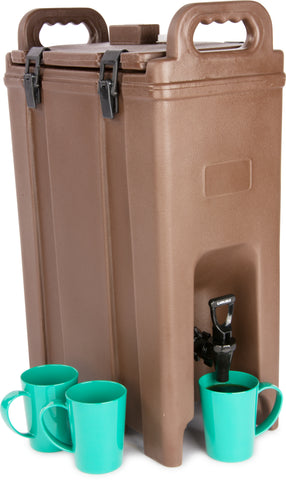 Carlisle DISPENSER BEVERAGE SERVER CATERAIDE™ LD INSULATED BROWN 5 GAL