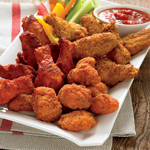 Tyson Bonici Savory Boneless Wings Chicken Breast , 5 Pound -- 2 per case.