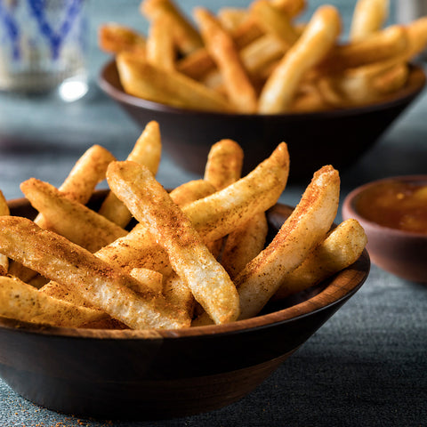 Simplot Select Recipe Straight Cut Potato French Fry, 5 Pound -- 6 per case.