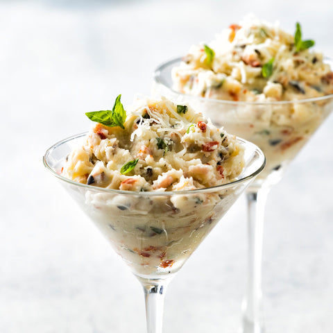 Simplot Classic Roasted Garlic Mashed Potato, 4 Pound -- 6 per case.