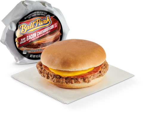 Ball Park Bacon Cheeseburger Sandwich, 4.5 Ounce -- 12 per case.