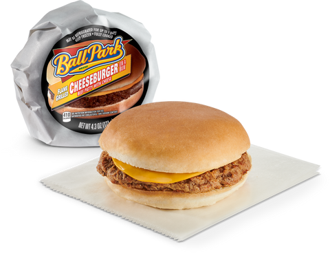 Ball Park Cheeseburger Sandwich, 4.3 Ounce -- 12 per case.