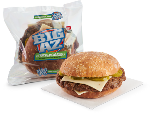 Big Az Kickin Jalapeno Cheeseburger, 9.7 Ounce -- 10 per case.