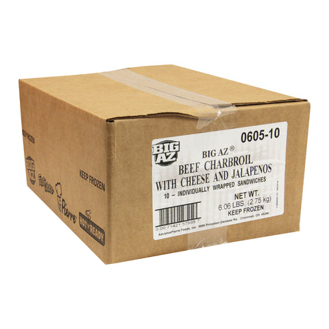 Big Az Kickin Jalapeno Cheeseburger, 9.7 Ounce -- 10 per case.