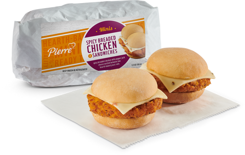 Pierre® SANDWICH MINI SPICY BREADED CHICKEN TWIN IW 10000003297
