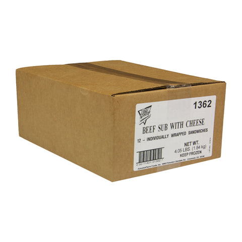Fast Choice® SANDWICH BEEF SUB W/ CHEESE 5.4 OZ 10000001362