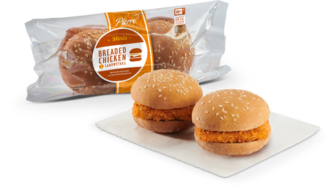Pierre® Two-Fers® SANDWICH MINI BREADED CHICKEN TWIN IW 4.3 OZ
