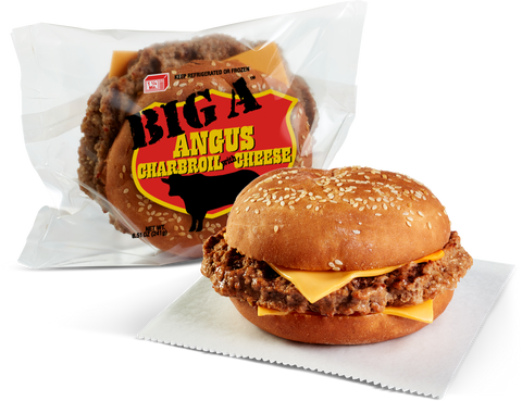 Sandwich Cheeseburger Angus Charbroil W/ Cheese 8.5 Oz 1438
