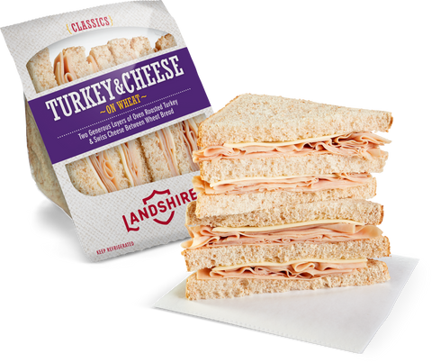 Landshire Big Daddy® SANDWICH TURKEY & CHEESE CLUB 6 OZ 10000001452